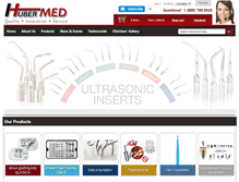 Tablet Screenshot of hubermed.com